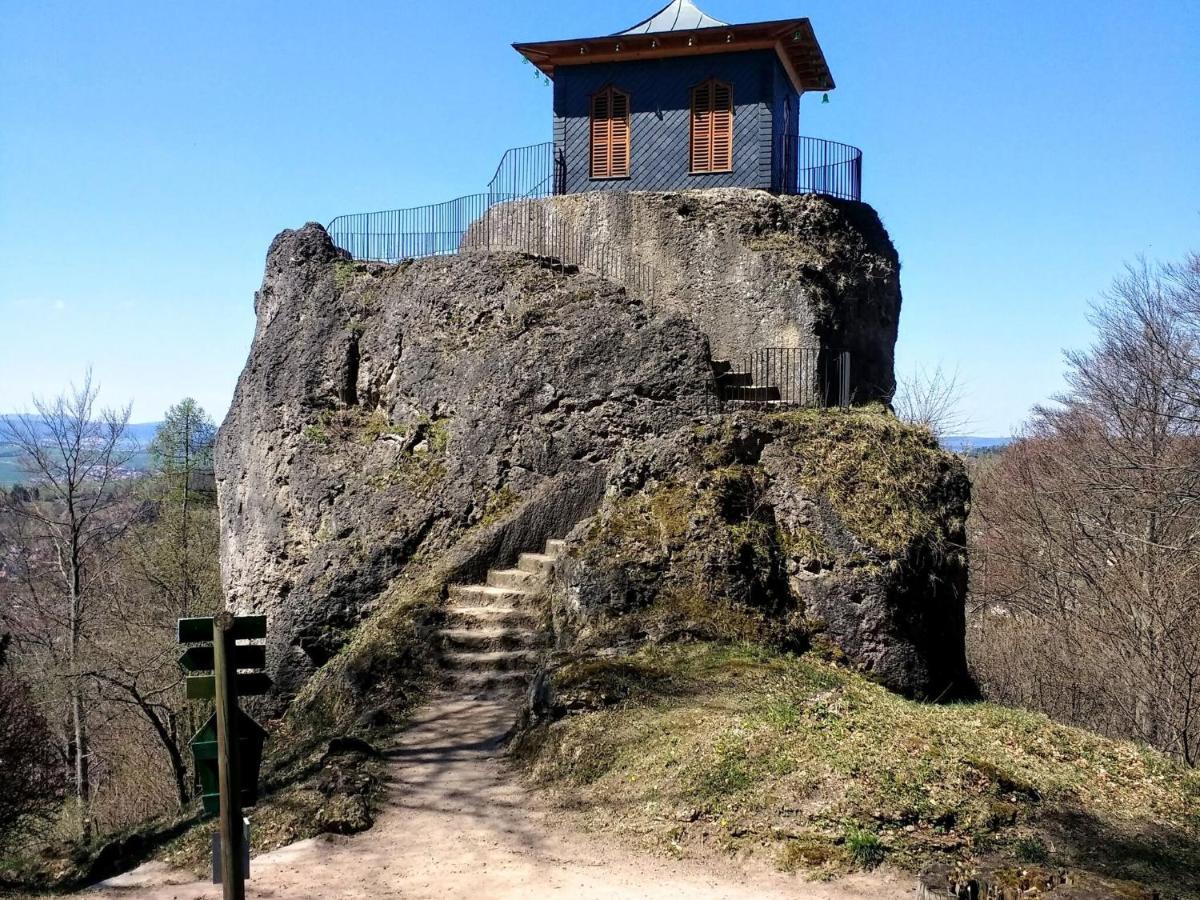 Lovely Holiday Home In The Thuringian Forest With Roof Terrace And Great View バート・リーベンシュタイン エクステリア 写真