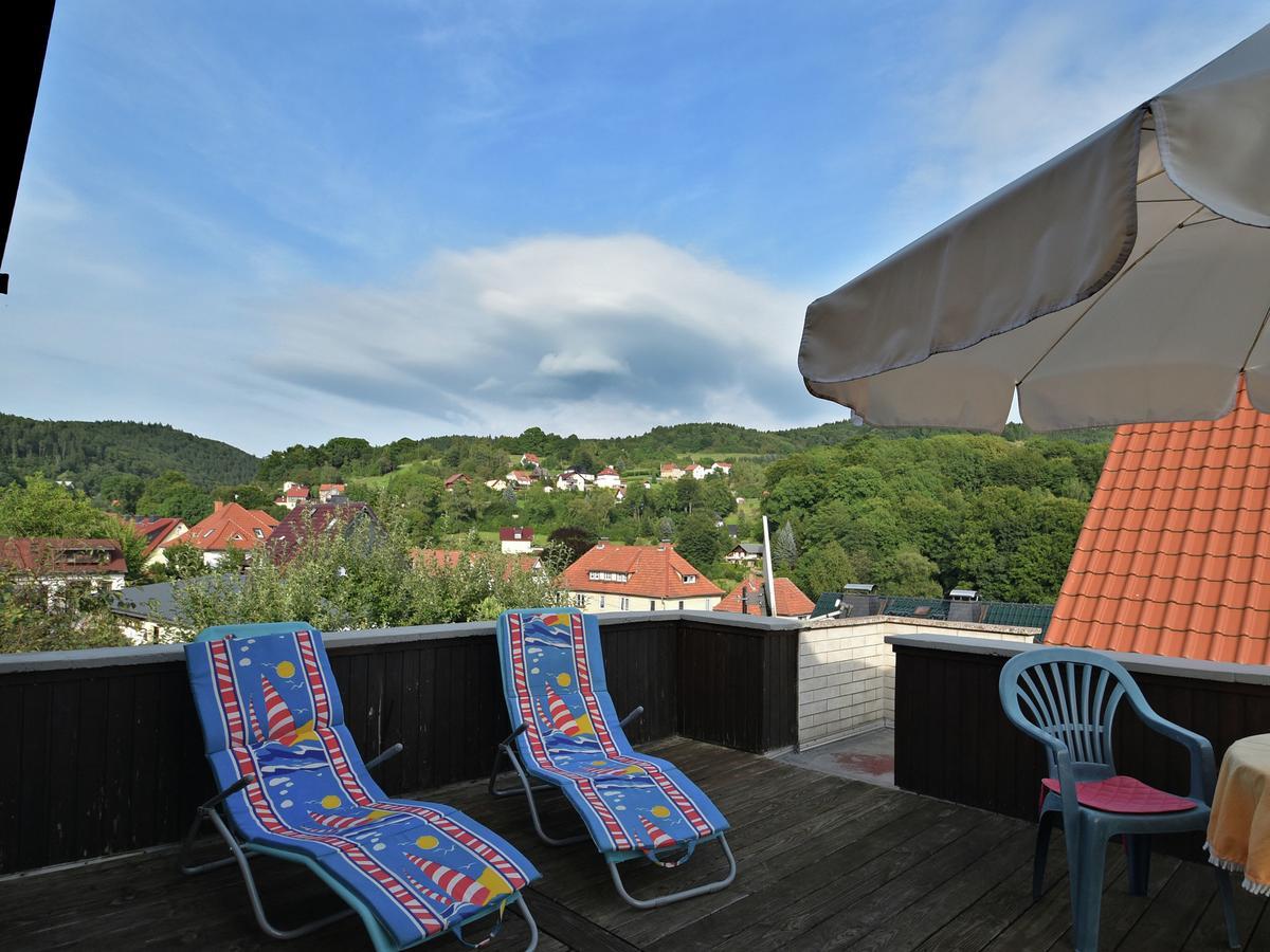 Lovely Holiday Home In The Thuringian Forest With Roof Terrace And Great View バート・リーベンシュタイン エクステリア 写真